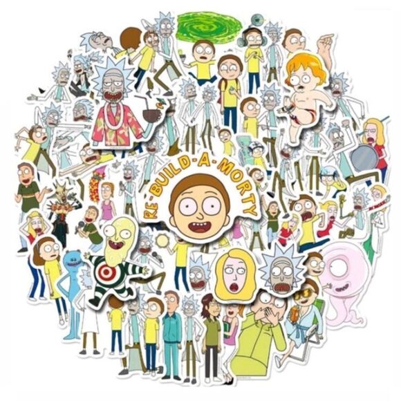 Rick and Morty Stickers - Picture 1 of 3